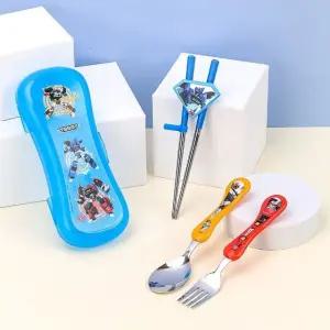 또봇 익스슬림 스텐젓가락 스푼포크 케이스세트 (WDE6B04)