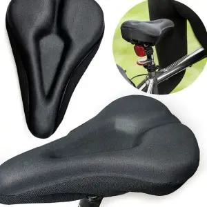 [하프클럽/]푹신한안장커버 젤리 자전거의자 원터치 스토퍼 안장커버 메쉬