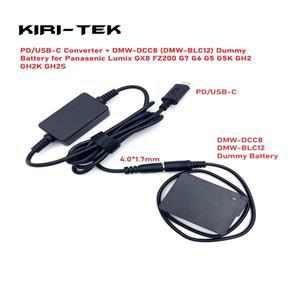 DMW-DCC8 BLC12 더미 배터리 USB-C Panasonic Lumix DC-G9 G6 GX8 AC10 전원 어댑터 교체