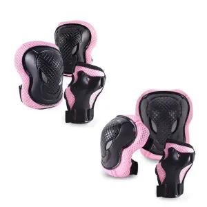 [하프클럽/]비바 어린이 인라인 3종 보호대 핑크 세트 디자인랜덤