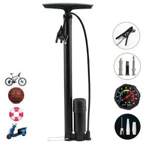 [하프클럽/]런버드 자전거 멀티 펌프 게이지 다용도 공기주입기