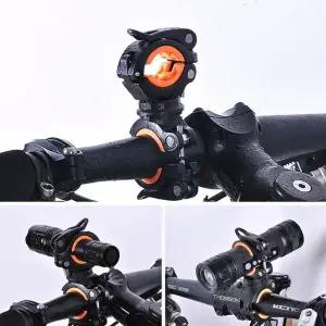 [하프클럽/]1 1 고정용 거치 자전거 브라켓 전조등 후레쉬 집게