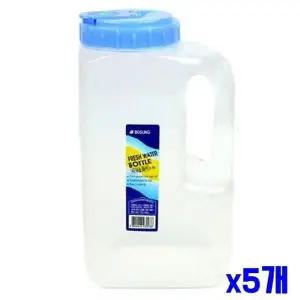 [하프클럽/]ksr (SM)손잡이 사각 물병 2.5L x5개