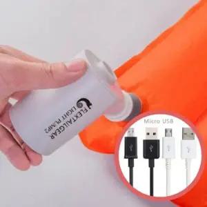 [하프클럽/]미니 휴대용 에어펌프 UEB 5핀 1M 케이블