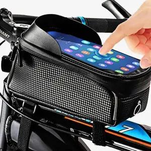 [하프클럽/]스마트폰 거치 자전거 가방 핸들바가방