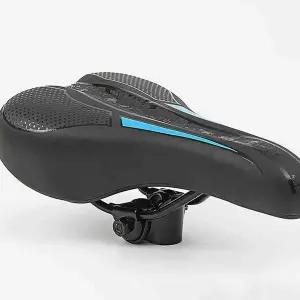 [하프클럽/]자전거 안장 블루 스프링안장 안장쿠션 사이클안장