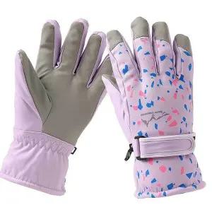 [하프클럽/]스키장갑 터치 팔레트 여성용 방한 보드 스노보드