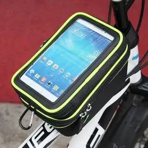 [하프클럽/]자전거 스마트폰가방 2단 프레임가방 핸들바가방