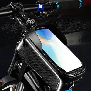 [하프클럽/]스마트폰 거치 자전거 가방 프레임가방 탑튜브