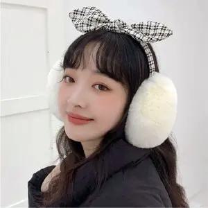 [하프클럽/](가디언블루) 머리띠귀마개 겨울귀마개 털귀마개