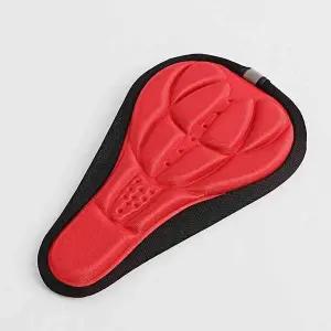 [하프클럽/]메모리폼 쿠션 자전거 안장커버 레드 스프링안장