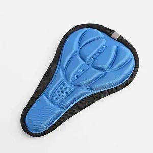 [하프클럽/]메모리폼 쿠션 자전거 안장커버 블루 안장쿠션
