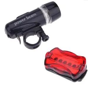 [하프클럽/]후래쉬 후미등포함 자전거파워빔 라이트