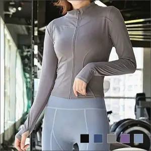 긴팔 겨울 5컬러 기모 여자 상의 필라테스복 요가집업 겨울