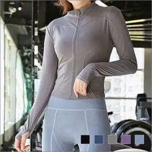 트레이닝복 요가집업 겨울 운동복 여자 기모 긴팔