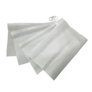 [콩심팥심]화장품 25cmx17cm 지퍼백 여행 반투명 화이트링 소품 용품