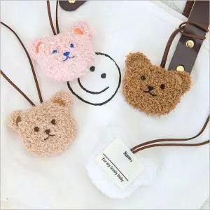 소품 네임표 곰돌이네임택 키링태그 가방이름표