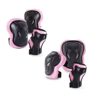[하프클럽/셀러허브_여성트랜드패션]인라인 3종 보호대 핑크 세트 디자인랜