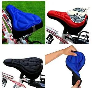 [하프클럽/]안장 쿠션 커버 자전거 편안한 인조가죽 푹신한