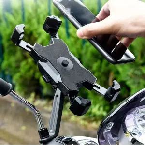 [하프클럽/]튼튼 원터치 자전거 스마트폰 오토바이 휴대폰 거치대