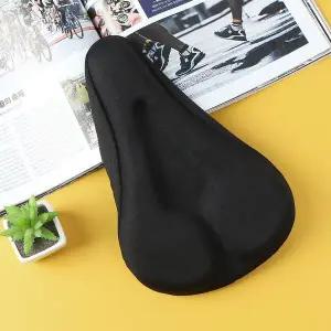 [하프클럽/]자전거 안장커버 젤쿠션 블랙 엉덩이보호 싸이클
