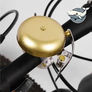 [하프클럽/]아날로그 자전거 벨 클래식 골드 고급 자전거