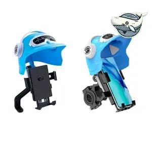 [하프클럽/]각도조절 스마트폰 거치 헬멧 오토바이 킥보드용