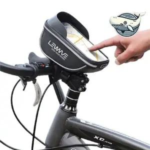 [하프클럽/]방수 자전거 전방 수납 가방 스마트폰 거치대