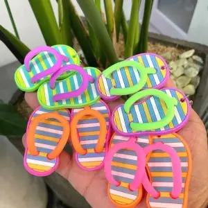 한쌍 스트라이프 쪼리 키링 랜덤색상 (WEACF65)