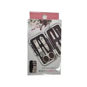 4000벨벳 실키손톱깎이6P 휴대용 네일케어세트 도구 (WEBDB15)