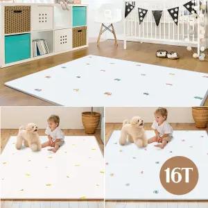 PE 웰빙플러스 놀이방매트 16T 210x140cm 2중엠보 논슬립