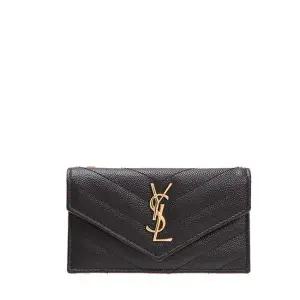 [로로모다]  모노그램 캐비어 금장 여성 카드지갑 / 612808-BOW01-1000