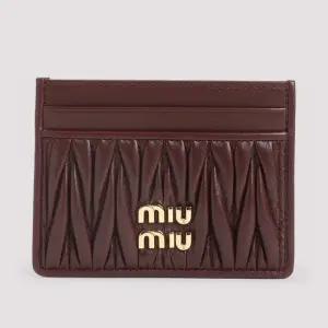 골드 로고 스티치 엣지 카드지갑 5MC076 AFPP F0007