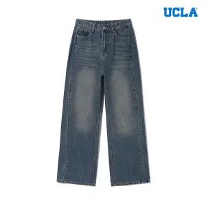 [UCLA] 여성 빈티지 워싱 와이드 기모 데님팬츠(UBCDP50)