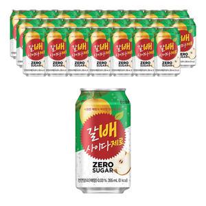 갈배사이다 제로, 355ml, 24개