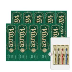 뷰센 O 구취케어치약 120g 10개+더블와이드 칫솔 4입