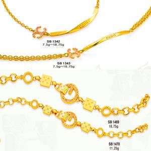 sq피골드 순금 여성용 팔찌 목걸이 메달 11.25g 24k