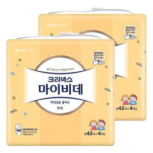 크리넥스 마이비데 키즈 캡42매X4개입 2팩