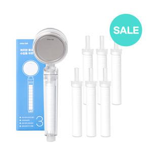 (12개월 세트)필터샤워기 1개 + 필터 6개