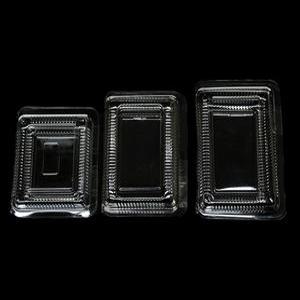 PET 투명 도시락 소 중 대 2000개 일회용 사각 꼬마김밥도시락 1박스