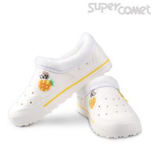 슈퍼카미트 학교 학생 초경량 2중 논슬립 EVA 방한 털 캐릭터 실내화 wt701