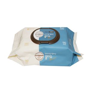 대용량 유아 캡형 휴대용 가성비 엠보싱 아기 물티슈 90매 10팩