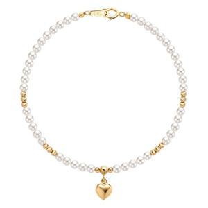 갤러리아 [골드팡] 14k 엘로이 스와로브스키 진주 팔찌