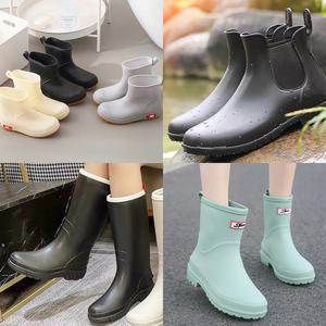 여름 레인부츠 미들장화 장마철 신발 비 방수 미끄럼방지
