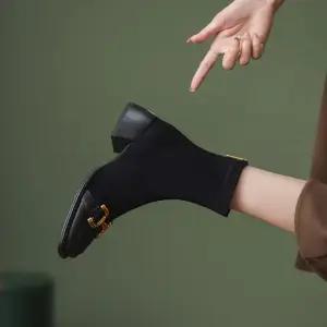 스웨이드여성부츠 삭스부츠 스판1555