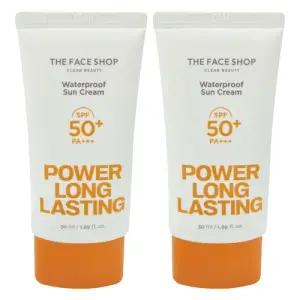 더페이스샵 파워 롱래스팅 선크림 50ml 2개