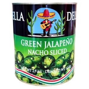 델라 그린 할라피뇨 나초 슬라이스 2.9kg 고추피클 통살버거 피자