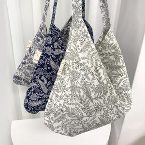 페이즐리 에코백 반다나 데일리백 가벼운 여성 숄더백 이미스 꽃무늬가방 여름