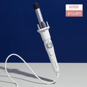 키스뉴욕 인스타웨이브 오토매틱 컬러 화이트 에디션 26mm (전용 볼륨 브러쉬 & 파우치 포함)