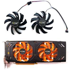 ZOTAC GeForce GTX760 AMP 그래픽 카드 교체 선풍기 85mm